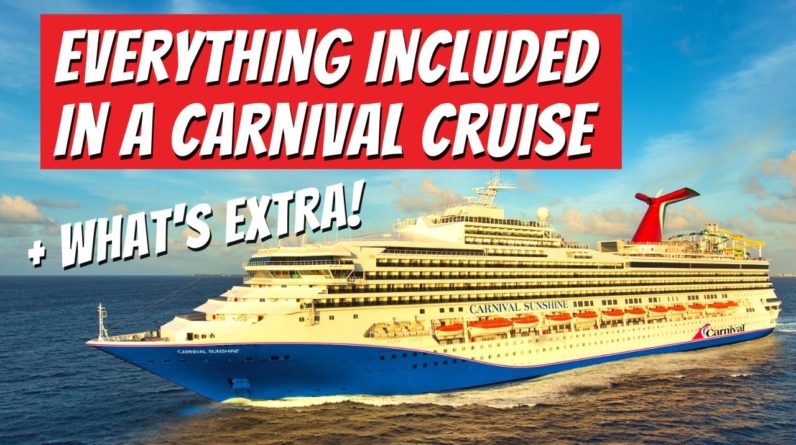 Everything Included on Carnival Cruise Line | Plus What Will Cost You Extra! 1 Everything Included on Carnival Cruise Line | Plus What Will Cost You Extra!